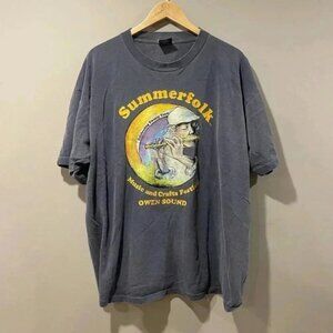 Vintage 95’ Summer Folk  Festival T-Shirt - Single Stitch